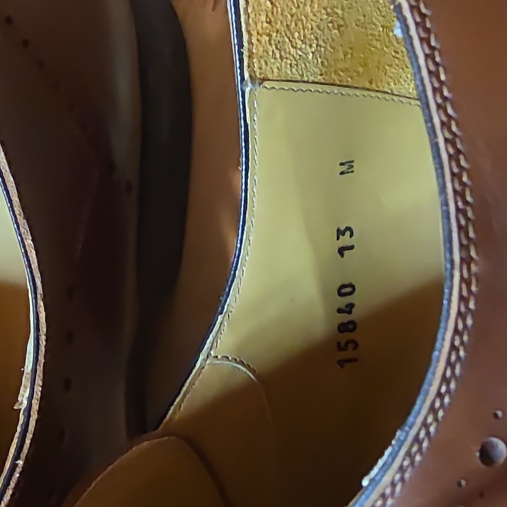Magnanni Men’s Cap Toe Derby / Chukka Oxford – Cognac – New Without Box 13 - Picture 7 of 7